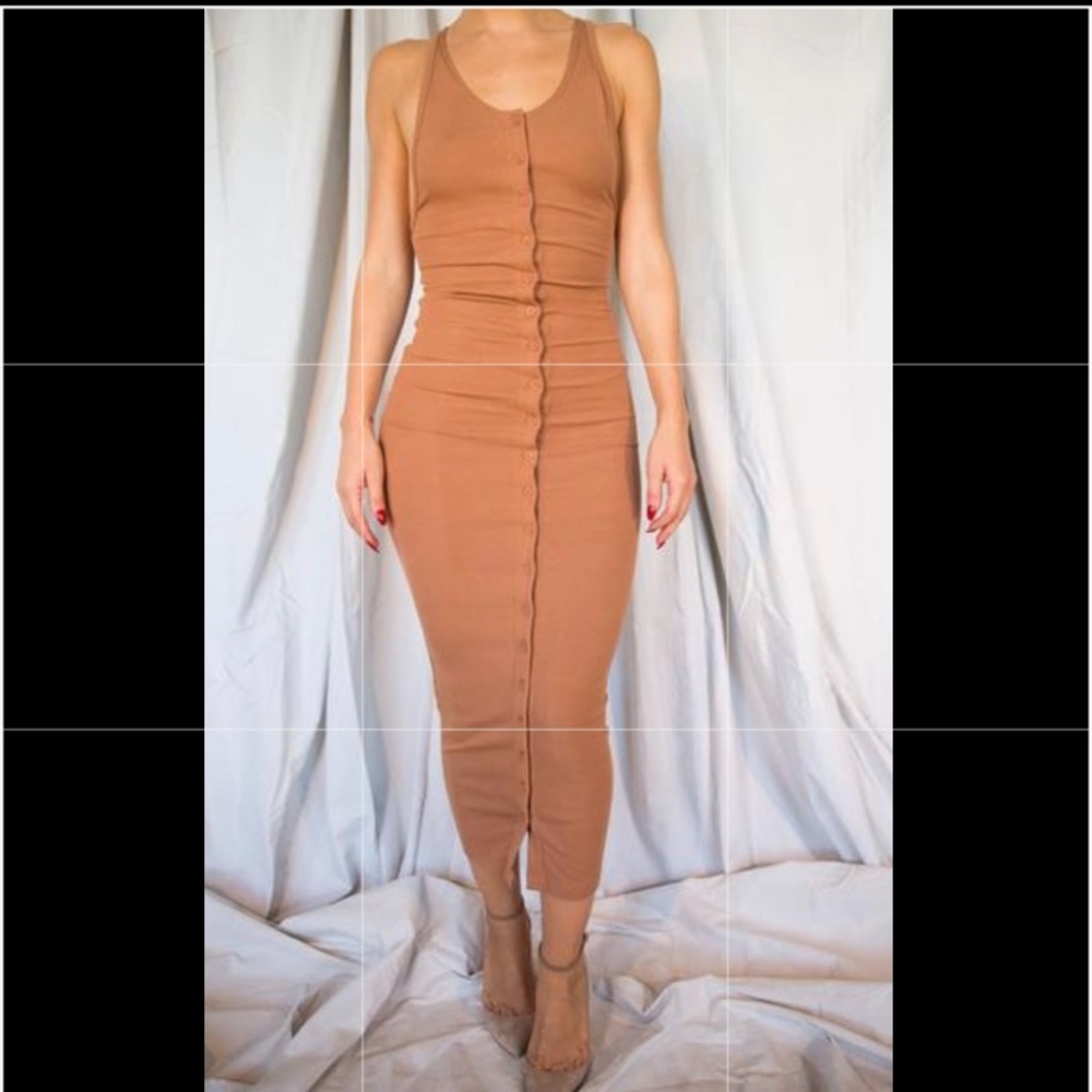 NWOT. The Line by K Gabby Dress. Body con Midi dress